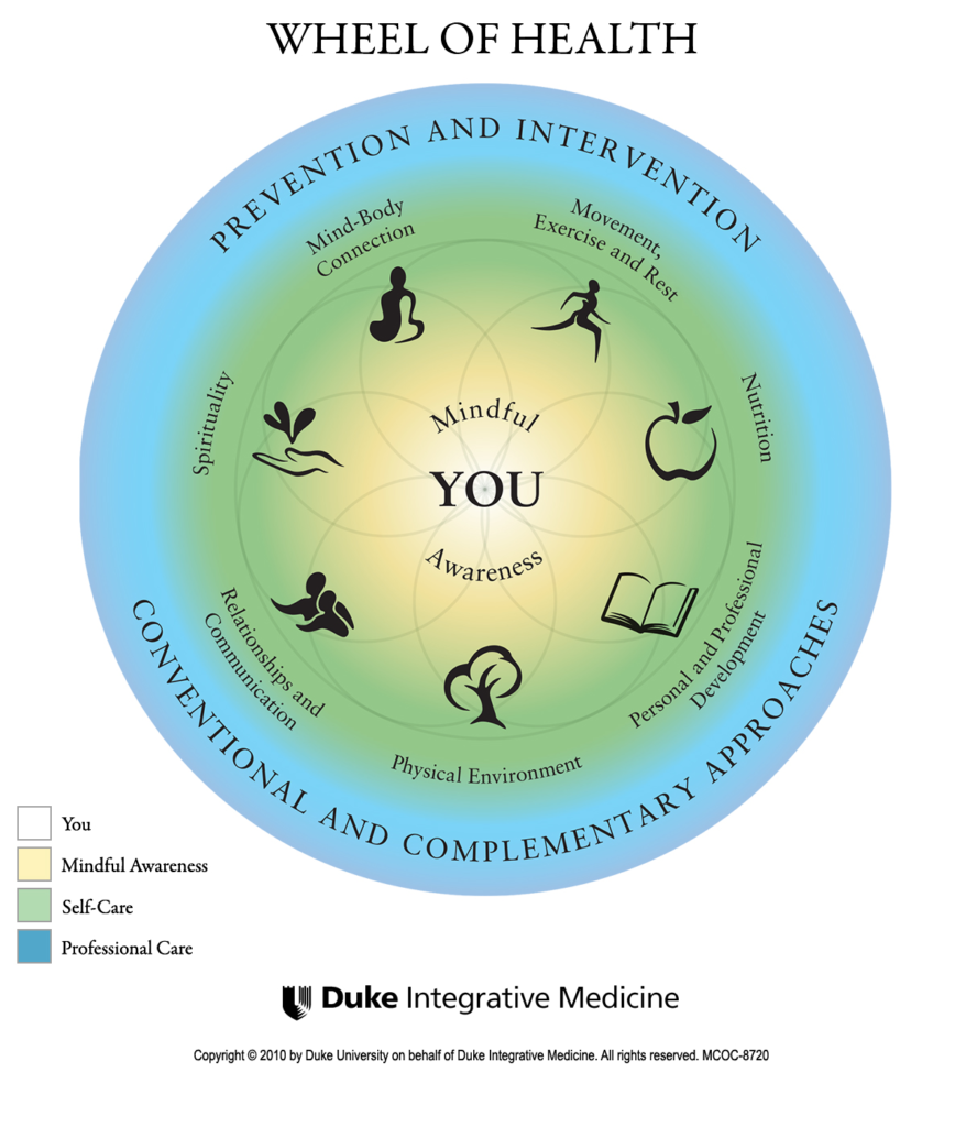 Duke Integrative Medicine Wheel of Health
